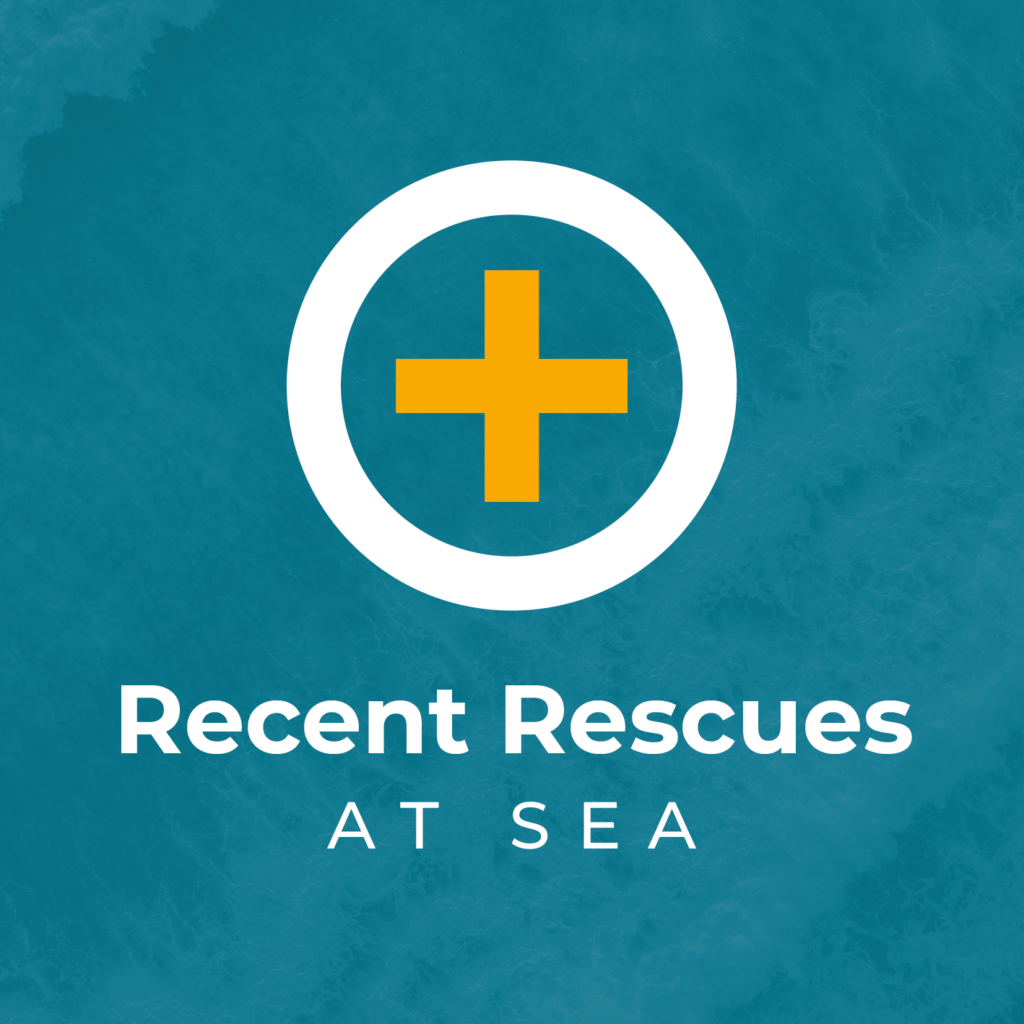 Recent rescues at sea for Bahamas flagged vessels.